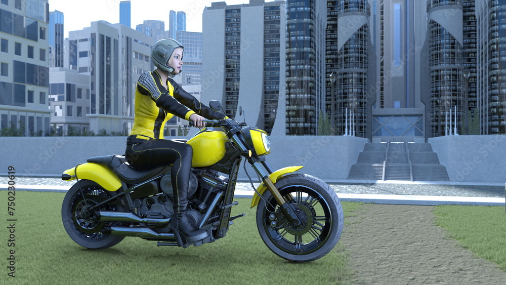 スーパーウーマンライダー 3DCGレンダリング スーパーウーマンライダー 3DCGレンダリング