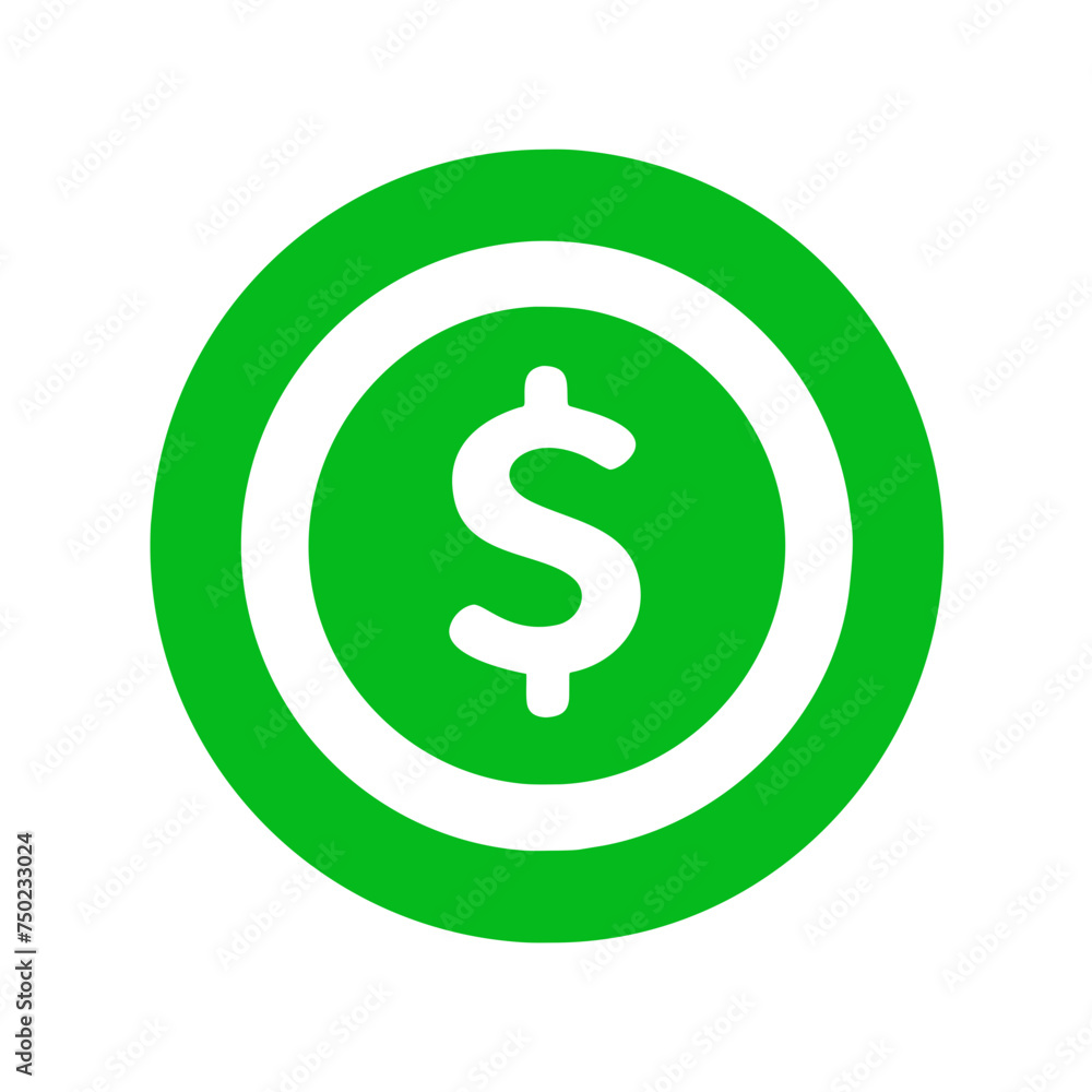 dollar sign icon dollar sign icon