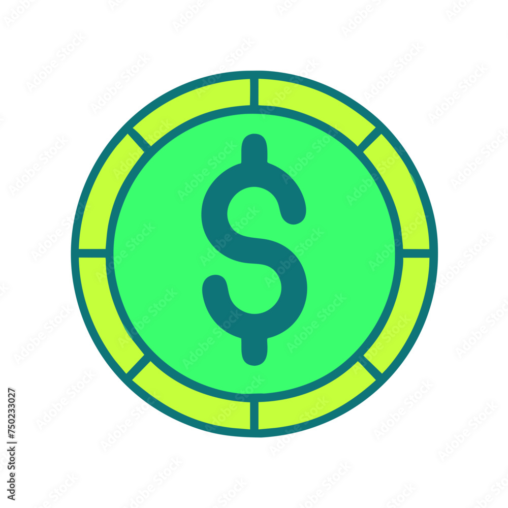 dollar sign icon dollar sign icon