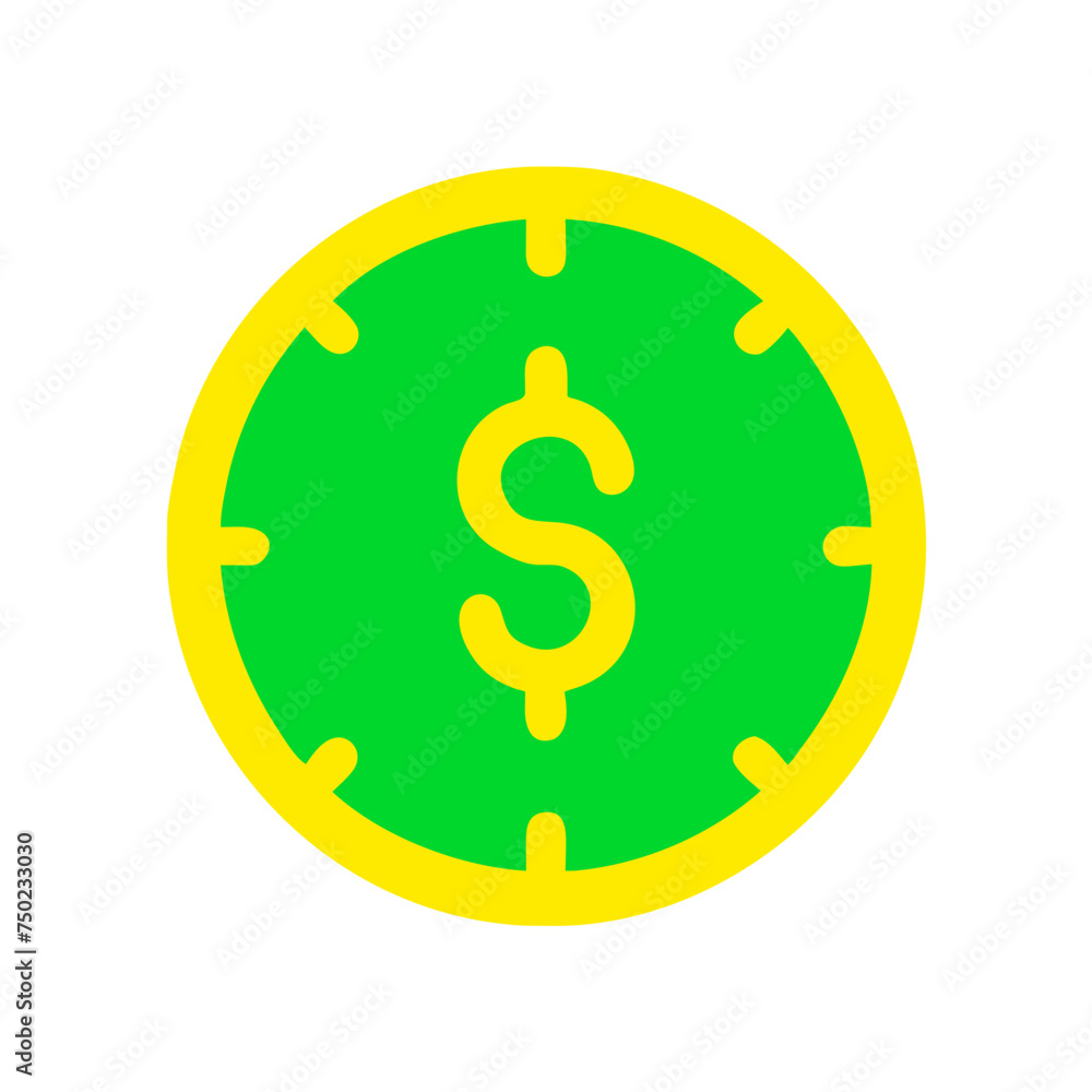 Obraz premium dollar sign icon 