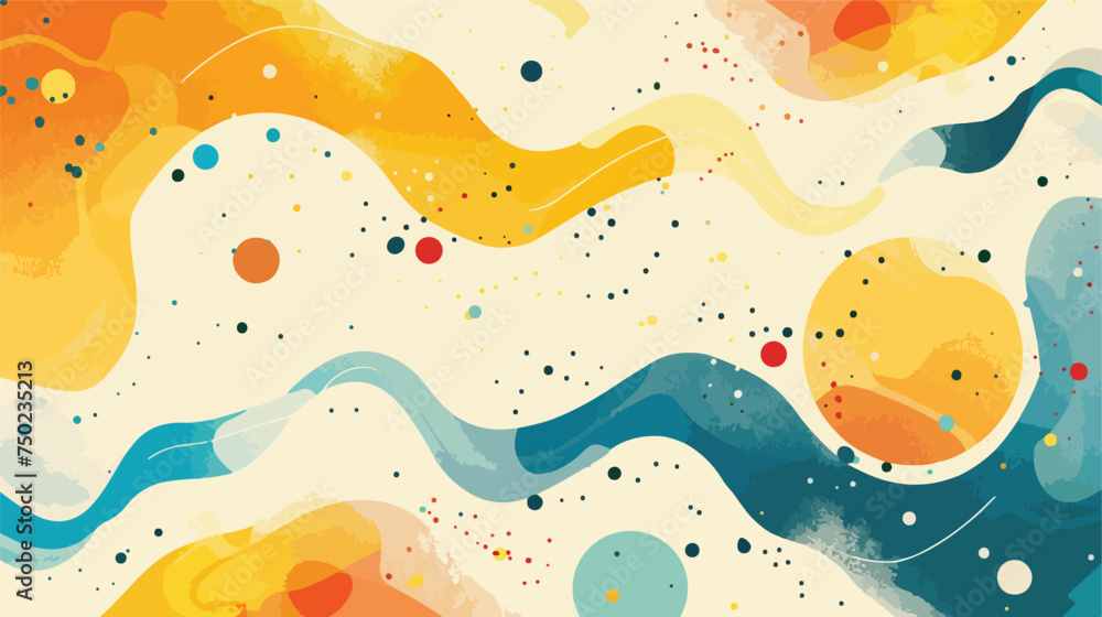 Vintage and classic abstract background vector illus