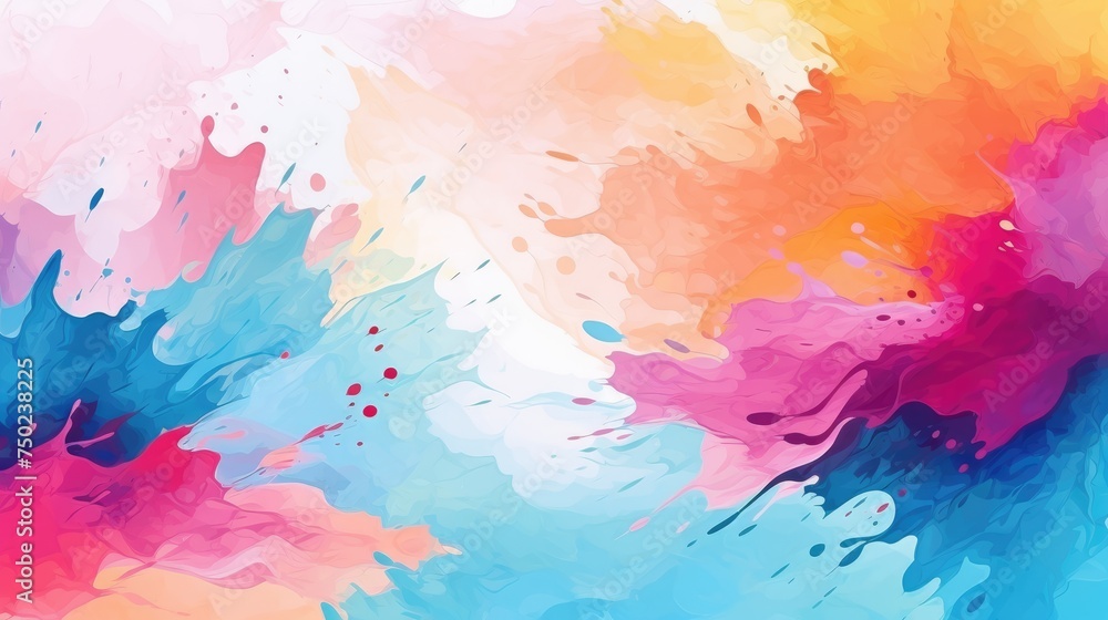 Vibrant and Colorful Background Bursting With Various Hues