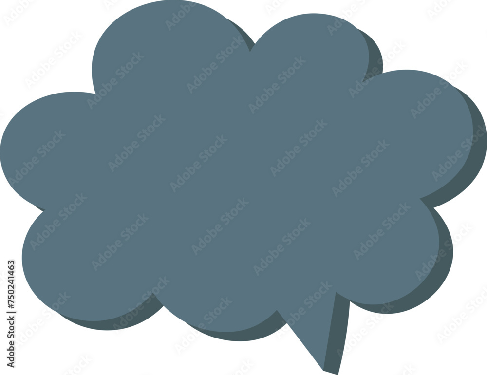 Speech Bubble Sky Shape Speech Bubble Sky Shape