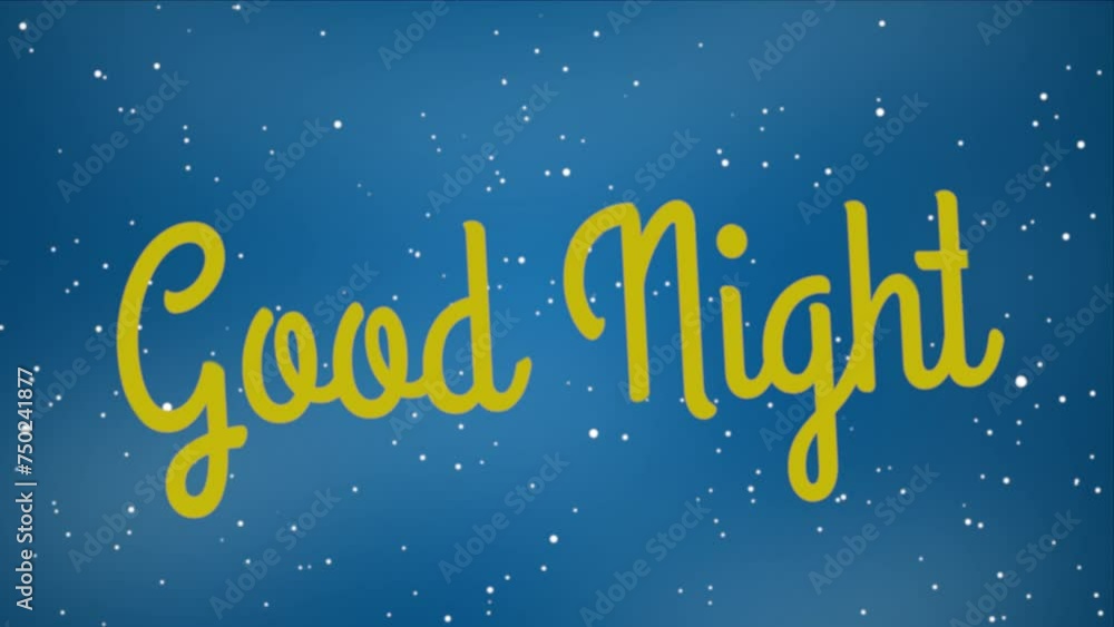 A retro TV intermission, featuring a peaceful night and stars scene, with the words A retro TV intermission, featuring a peaceful night and stars scene, with the words