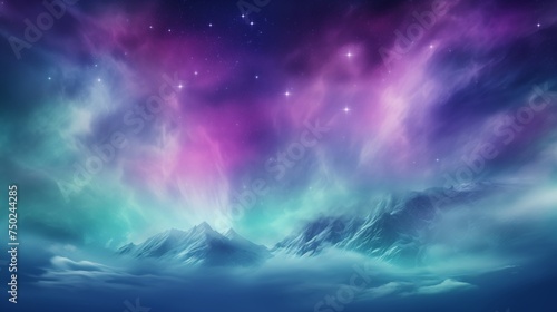 Aurora Borealis Abstract Wallpaper © ArtStockVault