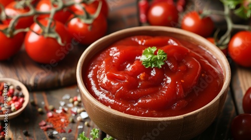 tomato sauce. ketchup