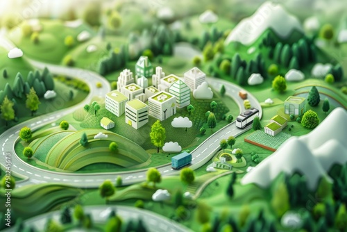 Embrace sustainable business practices with eco-friendly and green elements, fostering a responsible and environmentally conscious corporate ethos.

