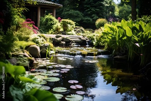 beautifful natural pond  beautiful nature and river in the wild