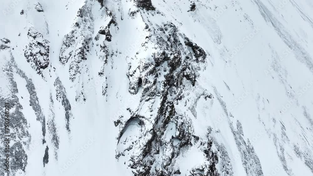Snowy mountain range, Aerial view nature landscape in Iceland, Snow covered sharp mountain peaks, Icelandic highlands in winter season, Epic panorama, Nature summit Snowy mountain range, Aerial view nature landscape in Iceland, Snow covered sharp mountain peaks, Icelandic highlands in winter season, Epic panorama, Nature summit