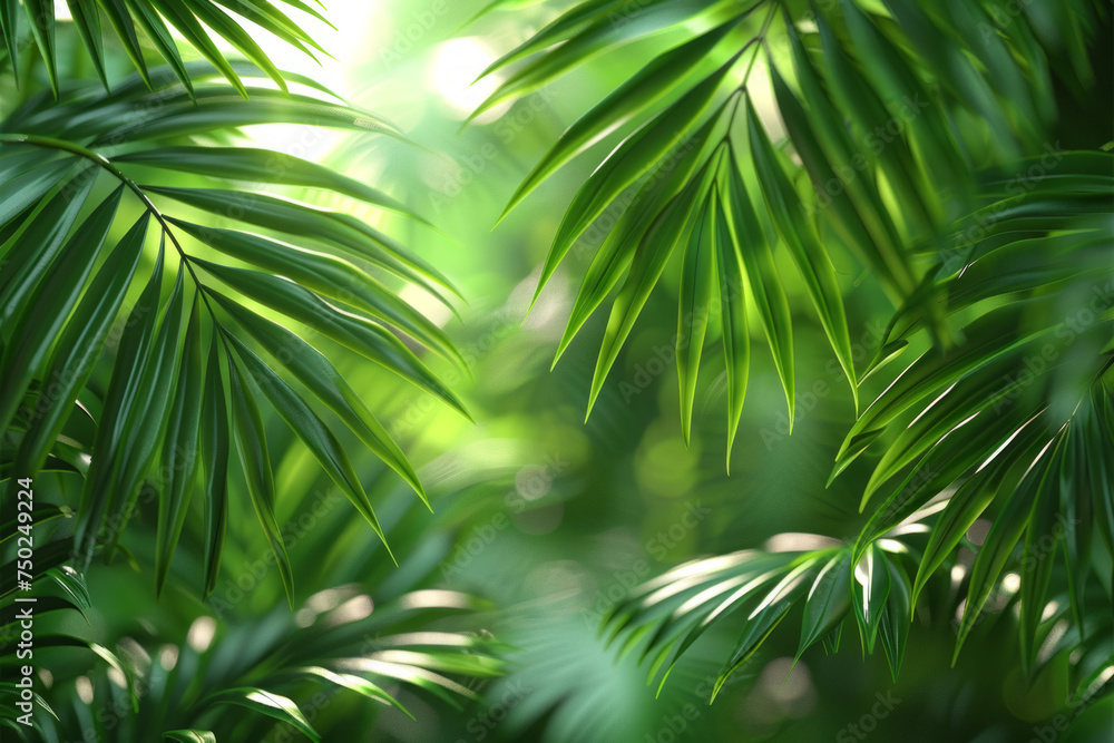 Abstract palm leaves growing in the tropics. It is also cultivated in tropical botanical gardens and as an ornamental plant at home. Tropical region flora concept. Abstract palm leaves growing in the tropics. It is also cultivated in tropical botanical gardens and as an ornamental plant at home. Tropical region flora concept.