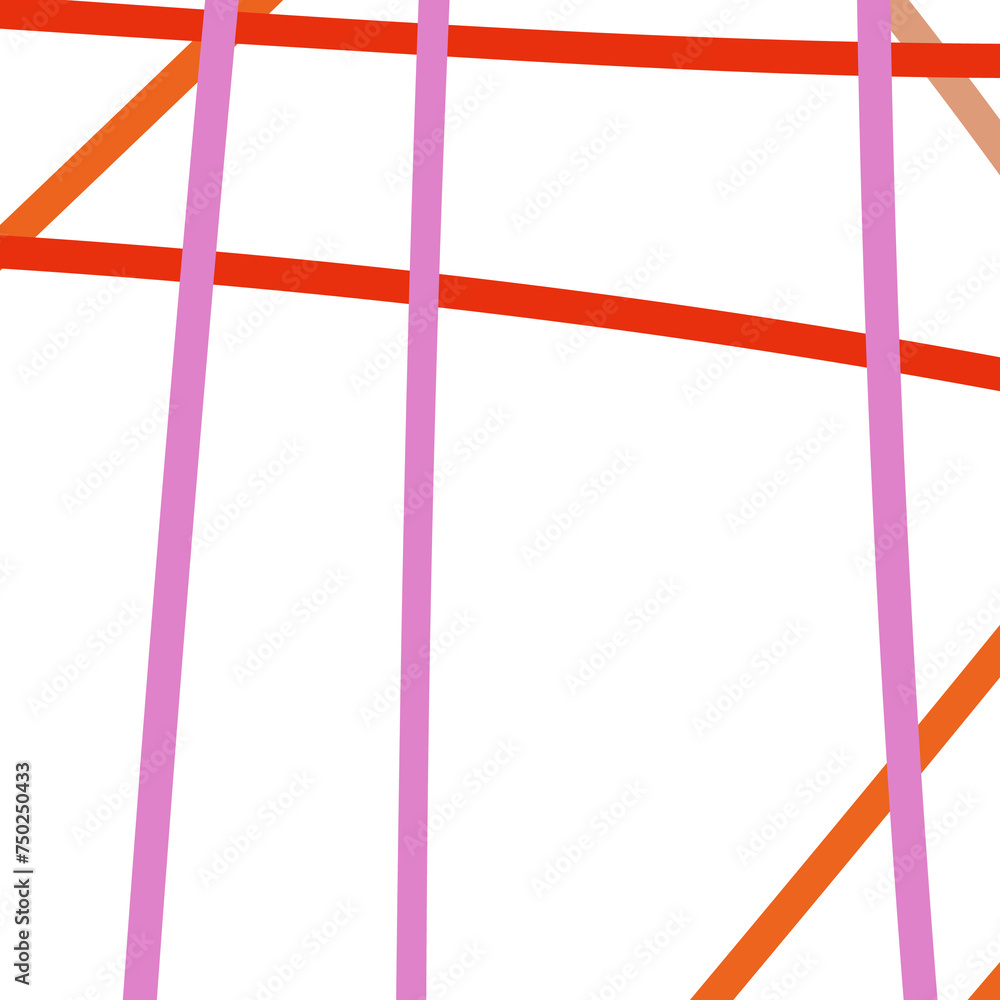 Pink red orange abstract graphic lines backdrop 