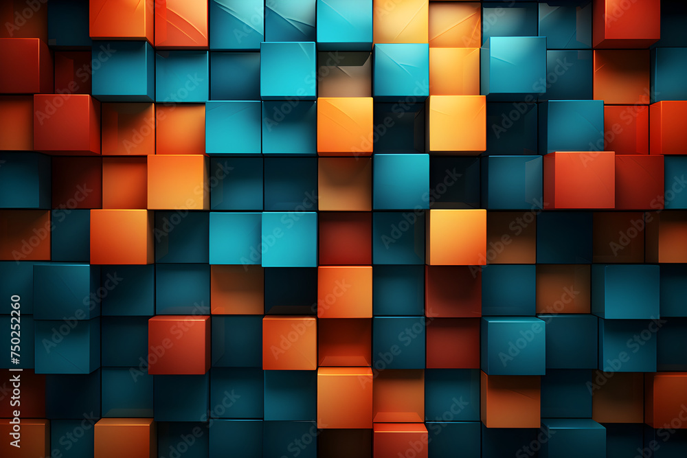 abstract background with squares abstract background with squares
