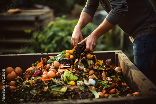 Food scraps, compost, composting food scraps, organic soil out of food scraps