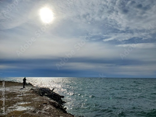 person on the beach