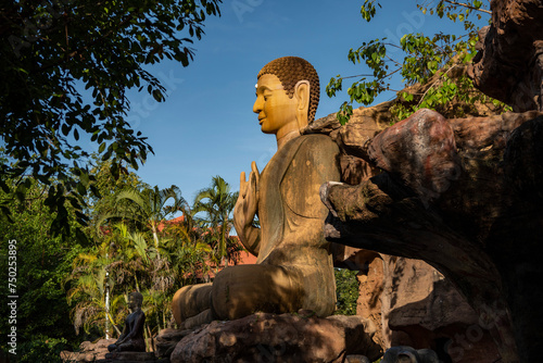 THAILAND UBON RATCHATHANI BUDDHA SATHAN ASOKE VILLAGE photo