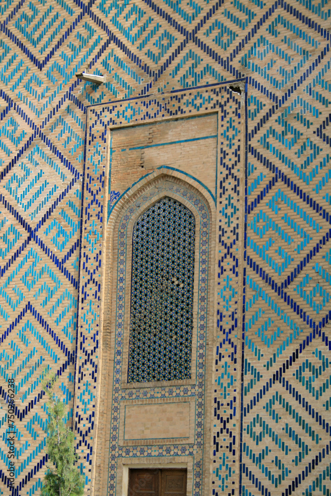Detail at Ulugh Beg Madrasa, Samarkand