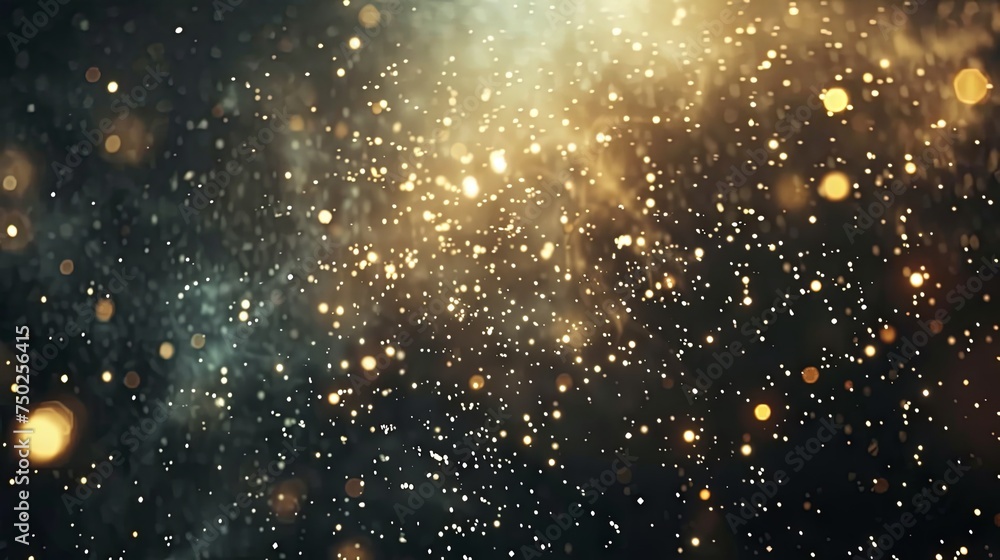 Fototapeta premium Shining sparkle magic glitter wallpaper background