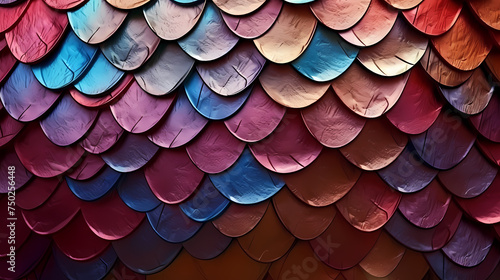 Wallpaper Mural Scale texture, abstract pattern reptile skin Torontodigital.ca