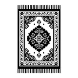 Black oriental rug Logo Design