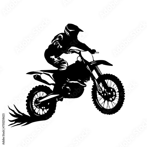 Dirt Bike Racing Motocross Logo Design