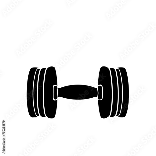 Dumbell Hantel Logo Design