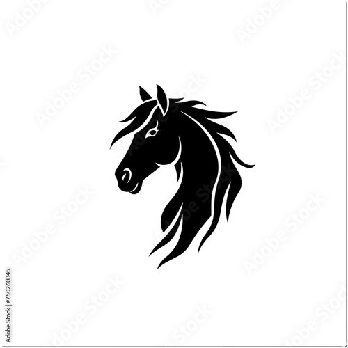 Fototapeta Naklejka Na Ścianę i Meble -  Horse Logo Design
