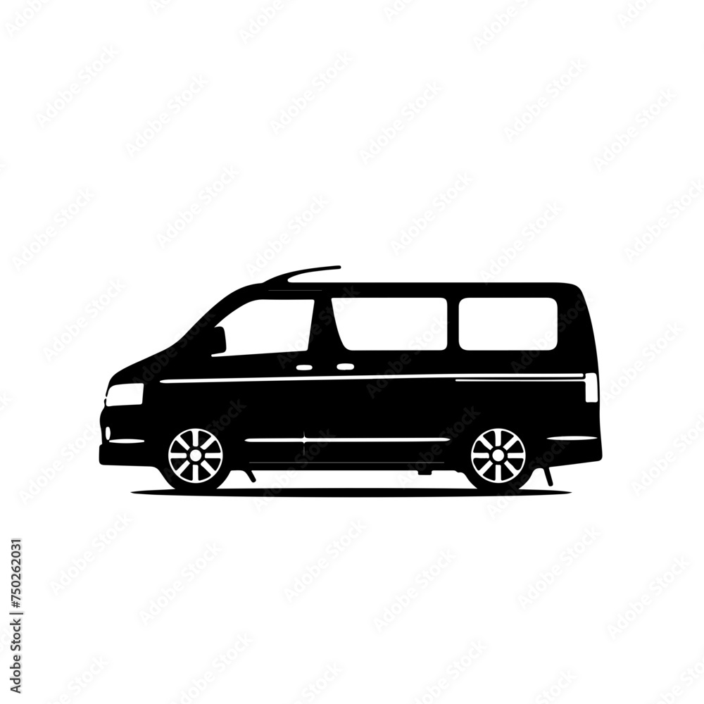Minivan Car Logo Design