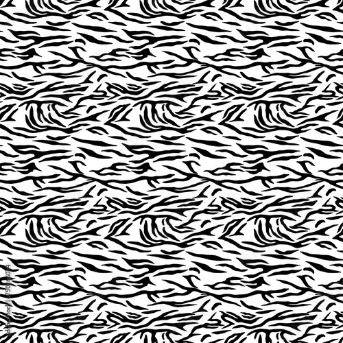 pattern with waves