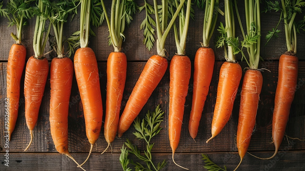 Carrots background. Top view close-up of carrots Carrots background. Top view close-up of carrots