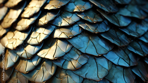 Iridescent scales texture © Derby