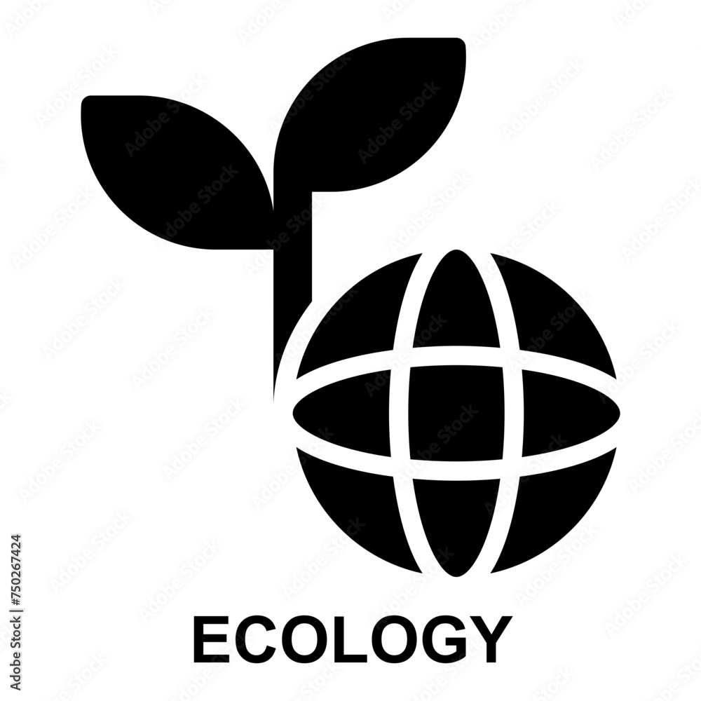 ecology, ecological, eco, nature, environment, go green expanded solid glyph icon for web mobile app presentation printing