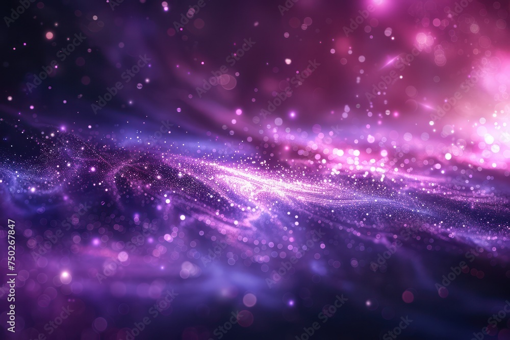 Fototapeta premium fantasy background images Wizard in spectacular purple flames