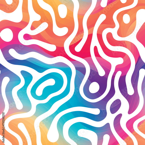 seamless pattern with waves