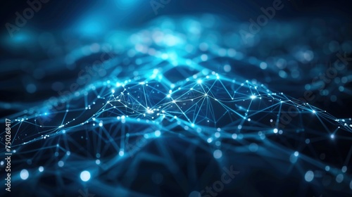 digital background, connecting network, data transfer, blockchain technology