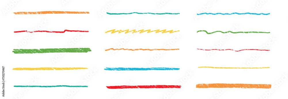 Crayon line color pencil brush scribble stroke pen underline hand. Crayon line pencil brush color sketch chalk stripe doodle vector drawn border texture element kid paint pastel emphasis squiggle Crayon line color pencil brush scribble stroke pen underline hand. Crayon line pencil brush color sketch chalk stripe doodle vector drawn border texture element kid paint pastel emphasis squiggle