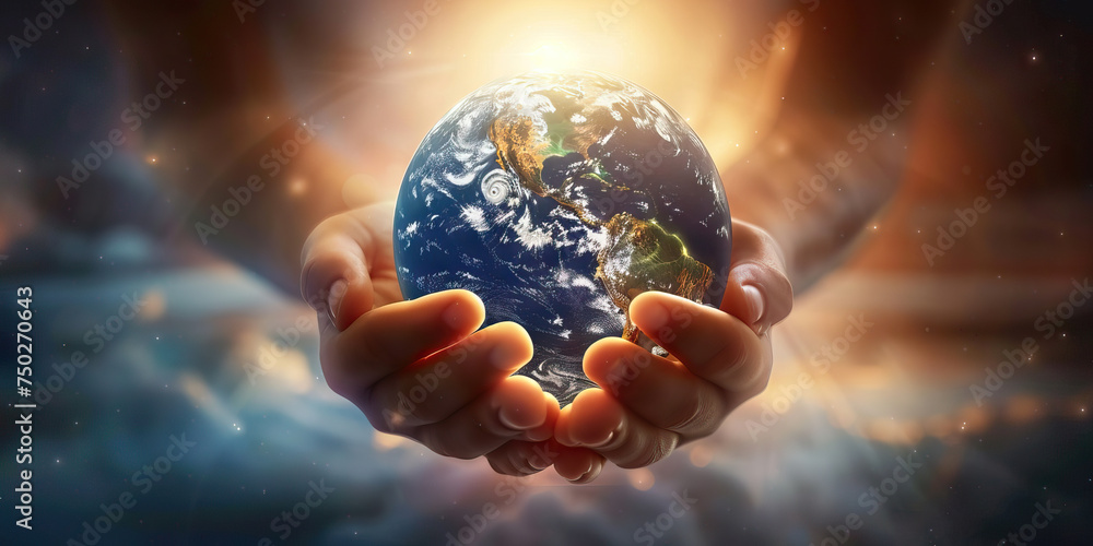 Fototapeta premium Humanitarian Horizons: Charting the Boundless Compassion of Humanity