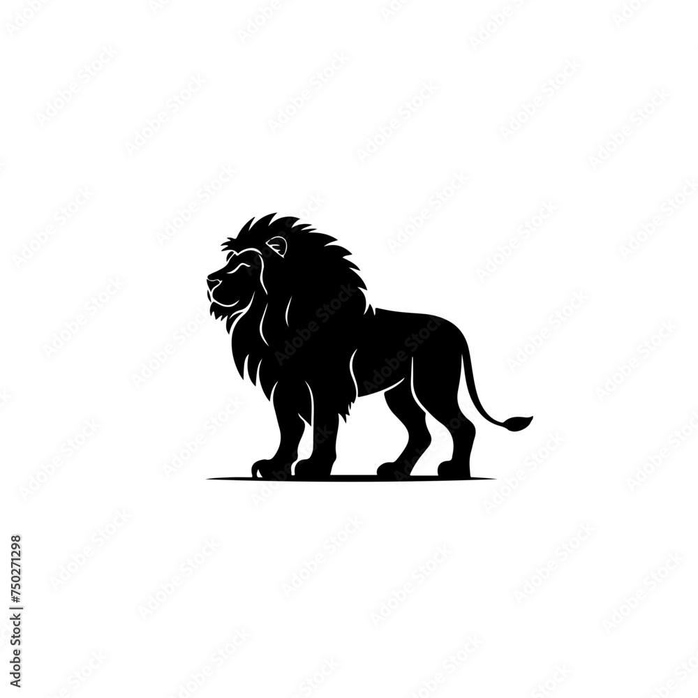 Lion Full Body Vector Logo