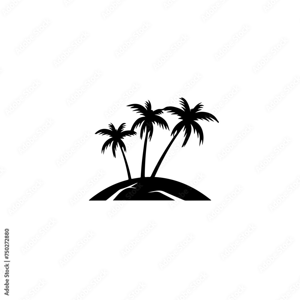 Palm Trees Vector Logo