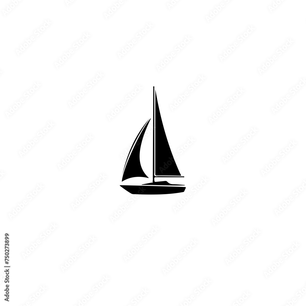 Sailing Boats Vector Logo