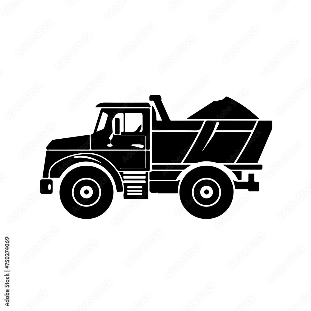 Scrapper Truck Vector Logo