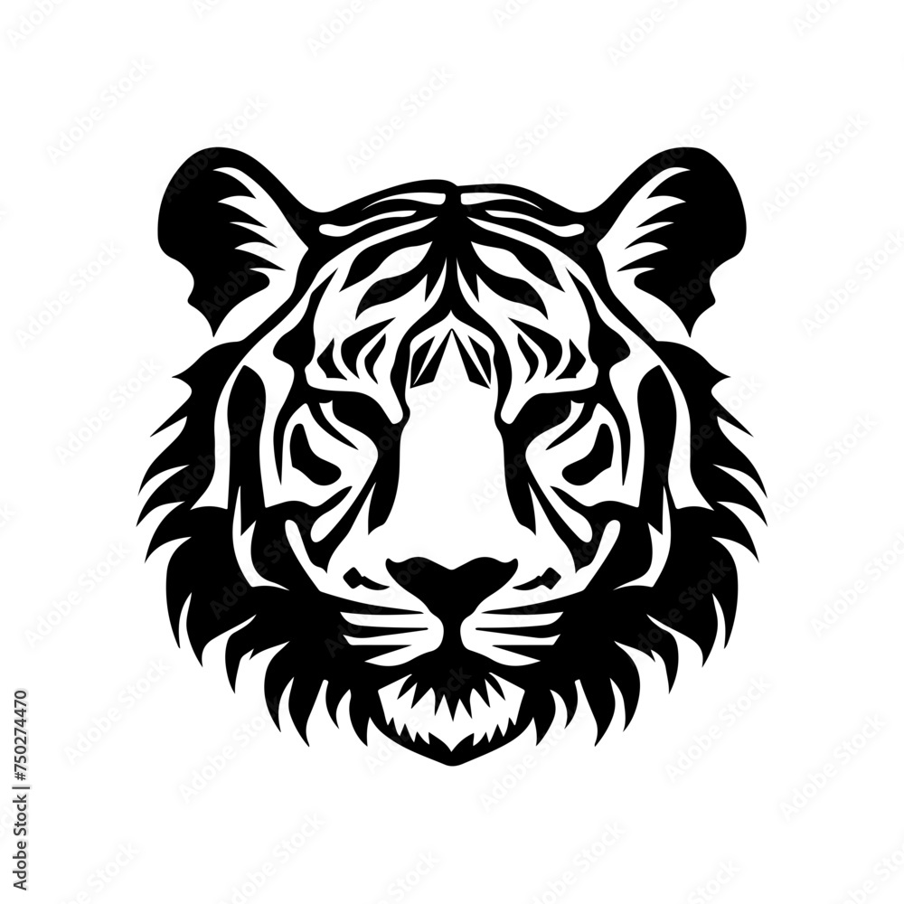 Siberian Tiger Vector Logo