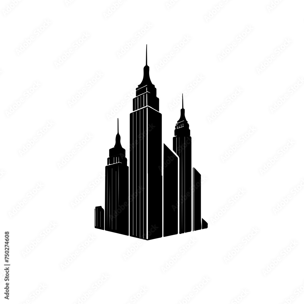 Skyscrapers Vector Logo