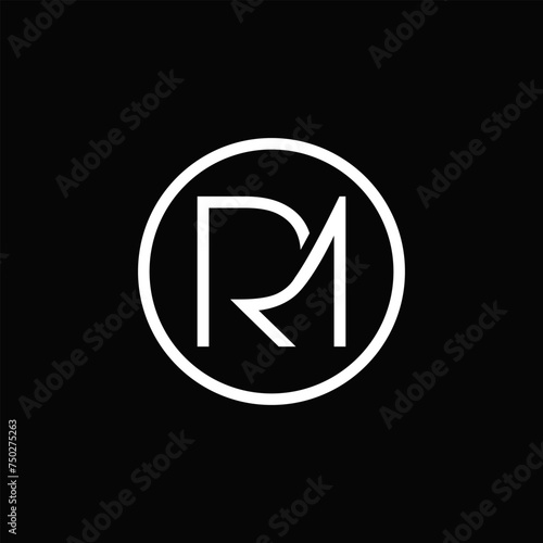rm letter fashion logo design (ID: 750275263)