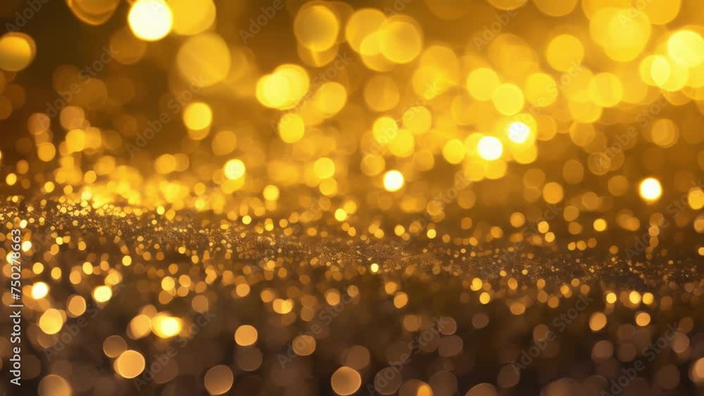 Shiny background with yellow glitter Shiny background with yellow glitter