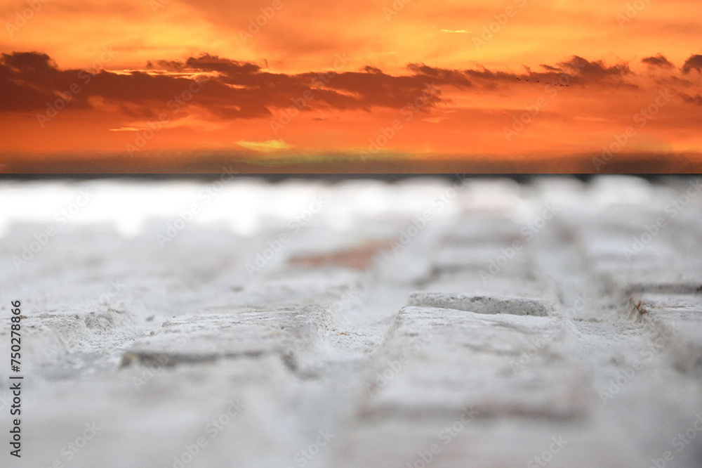 sunset white
