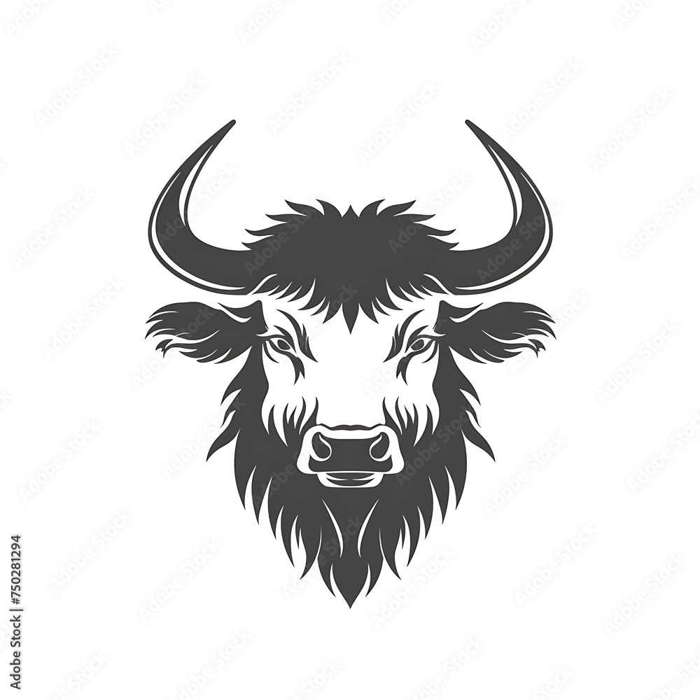 Fototapeta premium bull head logo 