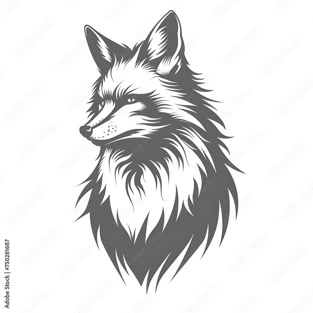 Obraz premium fox logos or icons or poster 