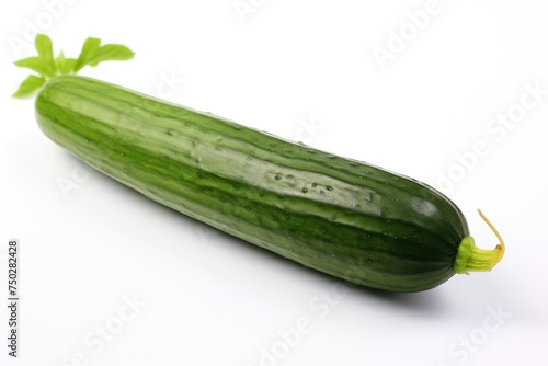 Cucumber, vegetable , white background.