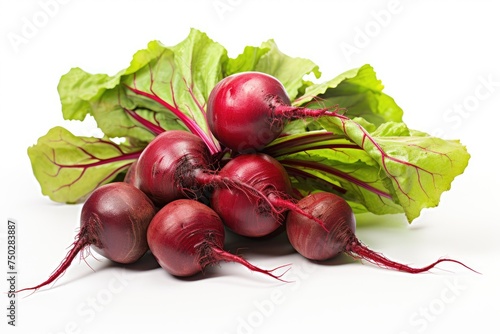 Beets, vegetable , white background.