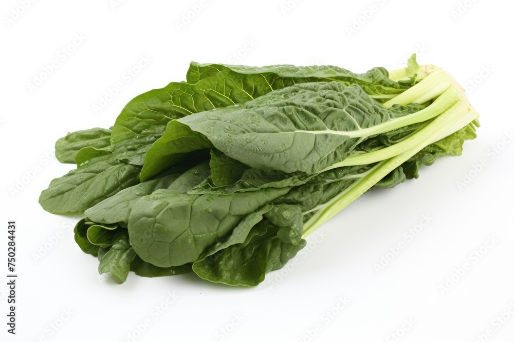 Collard greens, vegetable , white background. Collard greens, vegetable , white background.